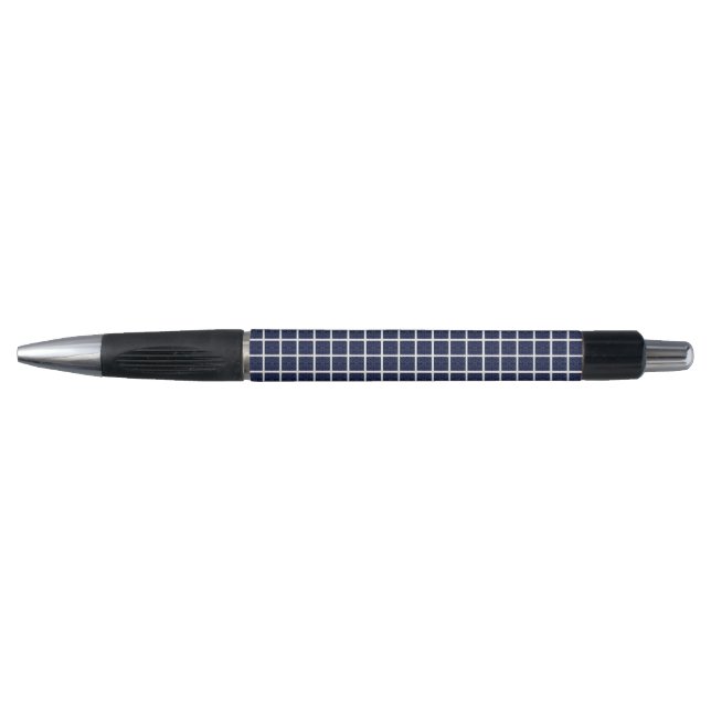 Caneta Geométrica Azul (Frente)