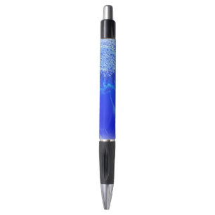 Caneta gerbera azul-elétrica