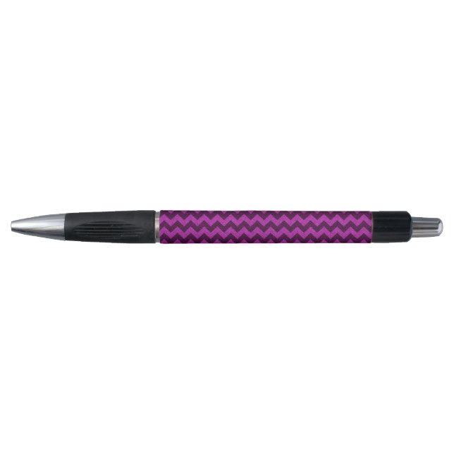 Caneta Glitter Zigue-Zague Roxo (Frente)