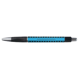 Caneta Gravata de escritório com cor azul elegante