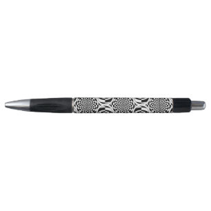 Caneta Hipnose Padrão preto e branco + sua ideia