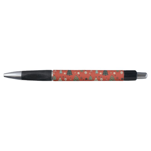 Caneta Holiday Echoes-Vermelho (Frente)