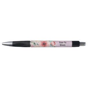 Caneta Hora de Flores Desbotadas Tie Dye