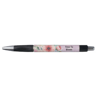 Caneta Hora de Flores Desbotadas Tie Dye
