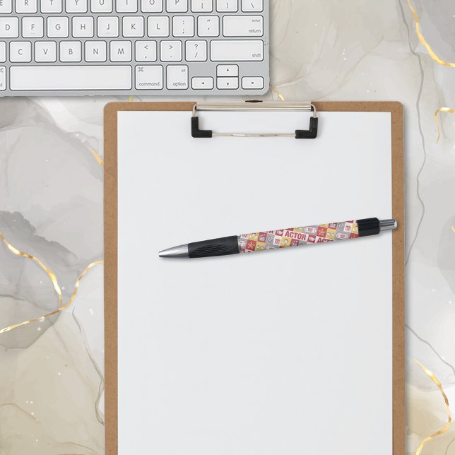 Caneta Ícone de Ator Profissional Icônico Projetado (Criador carregado)