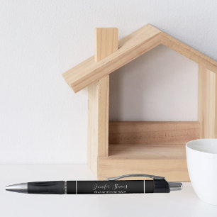 Caneta Imobilizador Preto de Casa Aberta de Imóveis