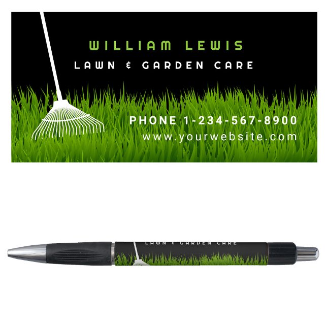 Caneta Jardim Cuidados com o Relato Paisagismo Ancinho de (Garden Lawn Care Landscaping Modern Grass Rake Pen)