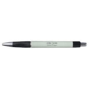 Caneta Jardim Verde Sage Leve Amantes Chic Personalizado