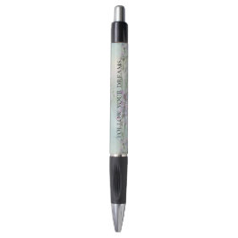 Caneta Lavanda Romântica Roxo Floral