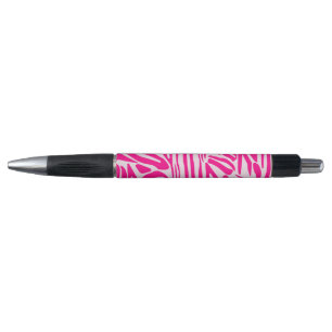 Caneta Listras de zebra rosa
