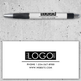 Caneta Logotipo Empresarial Profissional Detalhes de Cont