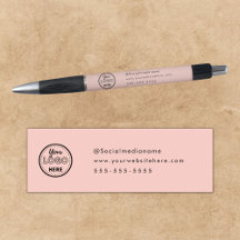 Logotipo Minimalista de Marcação Profissional Rosa