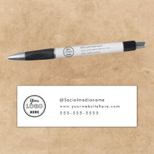 Logotipo Minimalista de Marcas Profissionais Branc