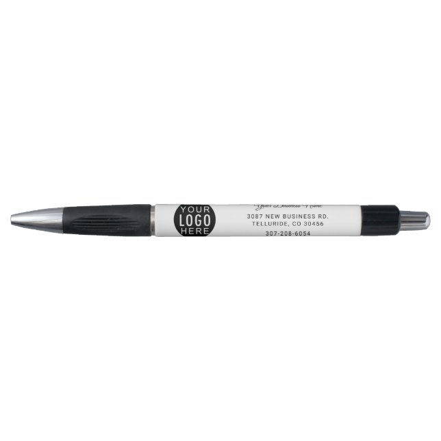 Caneta Logotipo Personalizado de Empresa Endereço de Devo (Frente)