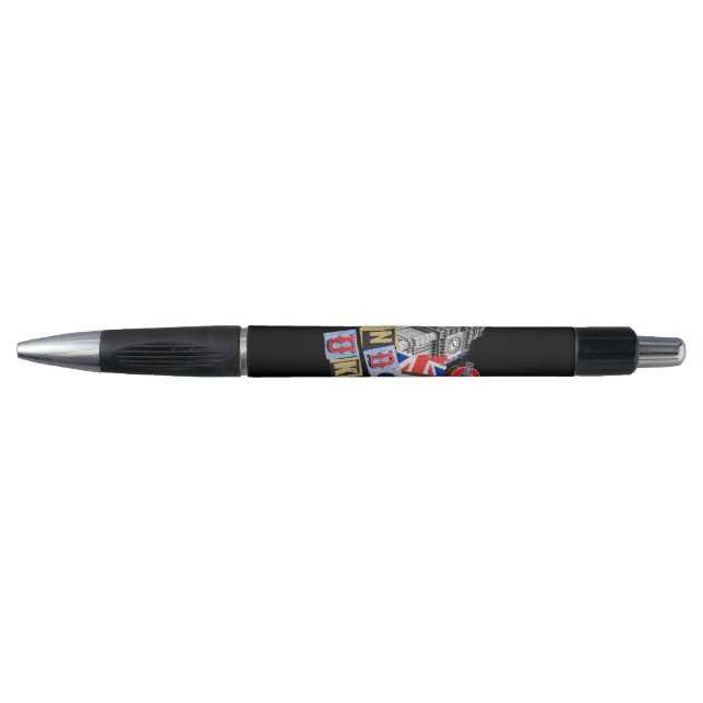Caneta London UK Retro style design (Frente)