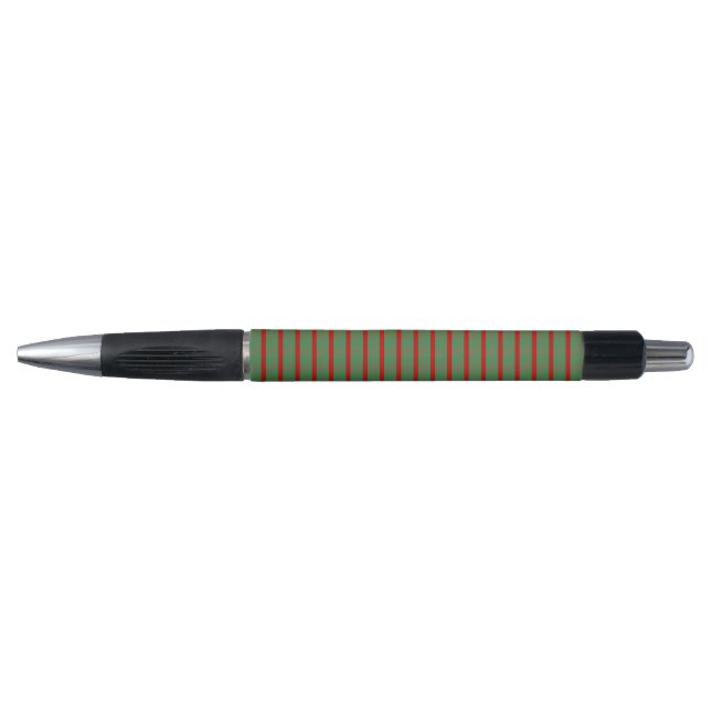 Caneta Meia de Natal Vermelha e Verde ativada (Frente)