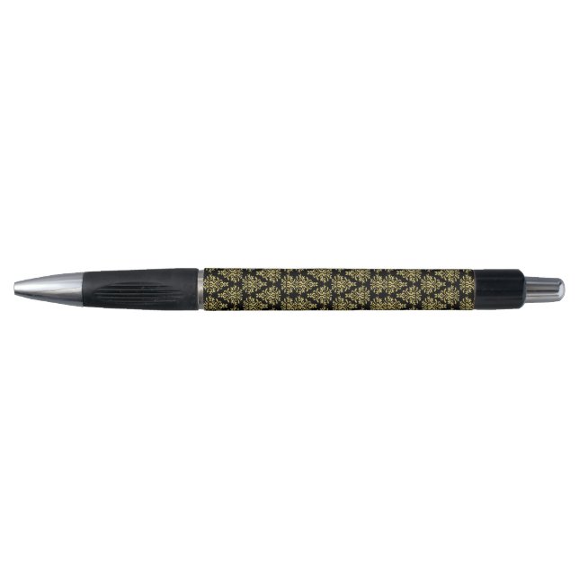 Caneta Mendela Pattern, Dourado (Frente)