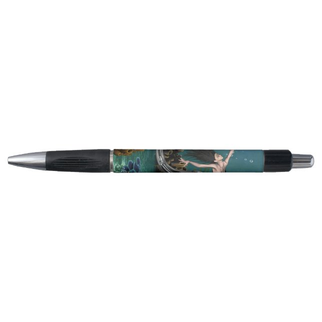 Caneta Mermaid steampunk maravilhosa (Frente)