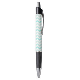 Caneta Mint Green Chevron Ombré
