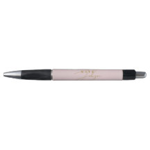 Monograma de Script de Assinatura Dourada, cor-de-