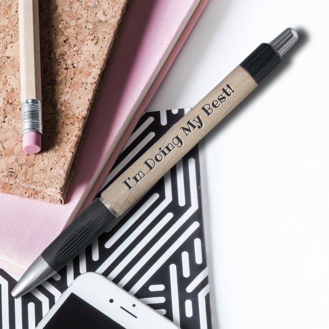 Caneta Motivação e autoconfiança - Estou fazendo o meu me (Criador carregado)