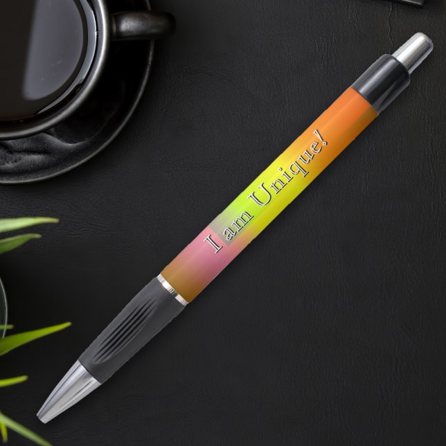 Caneta Motivation and self-confidence - I am Unique (Criador carregado)