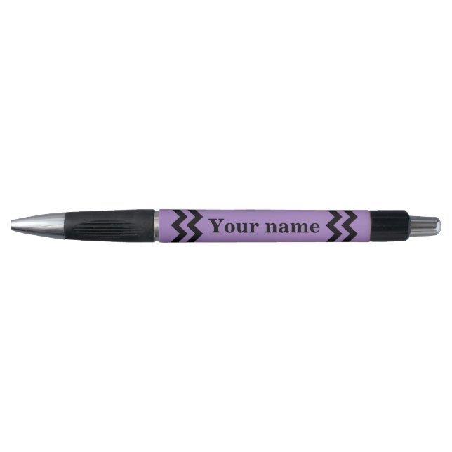 Caneta Na moda de fêmur preto e roxo (Frente)