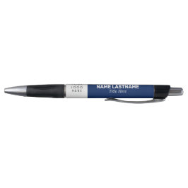 Caneta Na moda de logotipo personalizado Marinho azul Nom