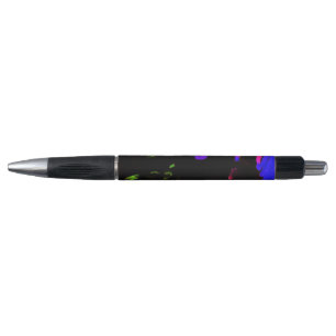 Caneta Neon Black Cat com olhos brilhantes