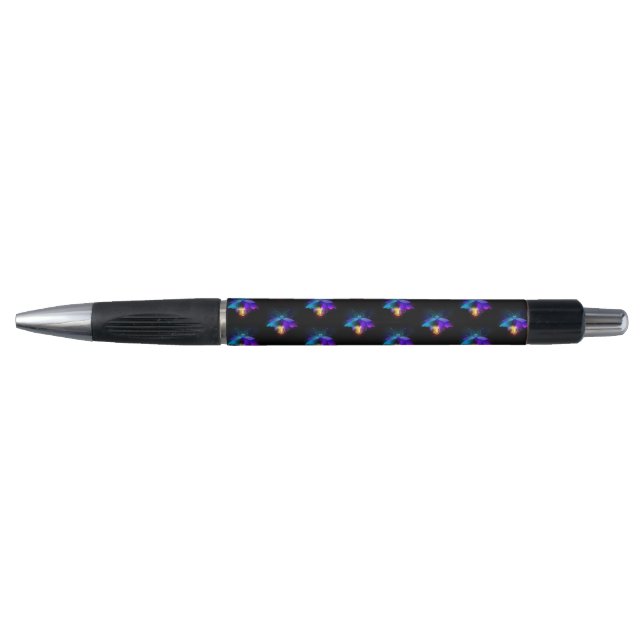 Caneta Neon Firefly a preto (Frente)