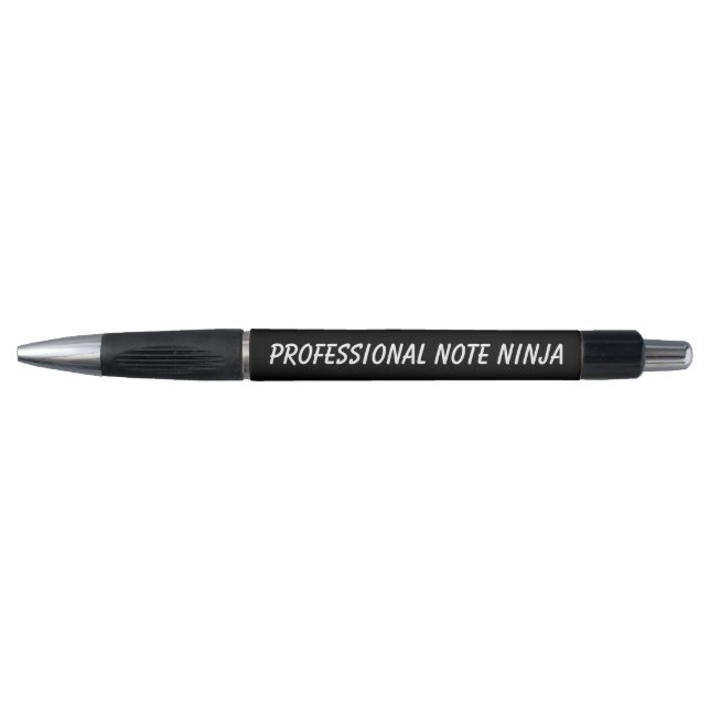 Caneta Ninja de Notas Profissionais | Humor Divertido  (Frente)