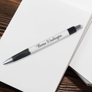 Caneta Nome do Monograma de Script Moderno