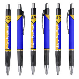 Caneta Nome Monograma Inicial Acessível, Escrita Chique