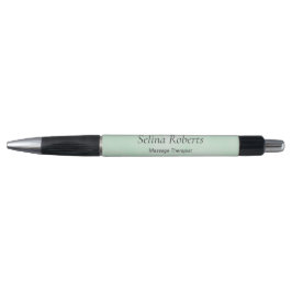 Caneta Nome personalizado aquarela verde