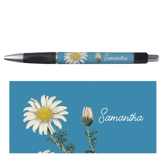 Caneta Nome Personalizado Daisy Daisy Dusty Texto do Scri (Criador carregado)