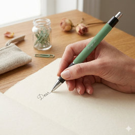 Caneta Nome Personalizado Elegante