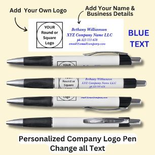 Caneta Nome personalizado Empresa telefone e-mail,  Texto