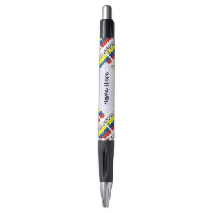 Caneta Nome Personalizado Telhado da Bandeira da Venezuel