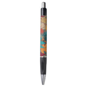 Caneta O outono deixa cores vibrantes legantes