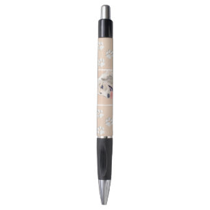 Caneta Ouro Retriever com Tênis Ball Painting Dog Art
