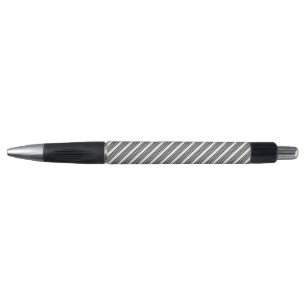 Caneta Padrão de cinco faixas preto e branco