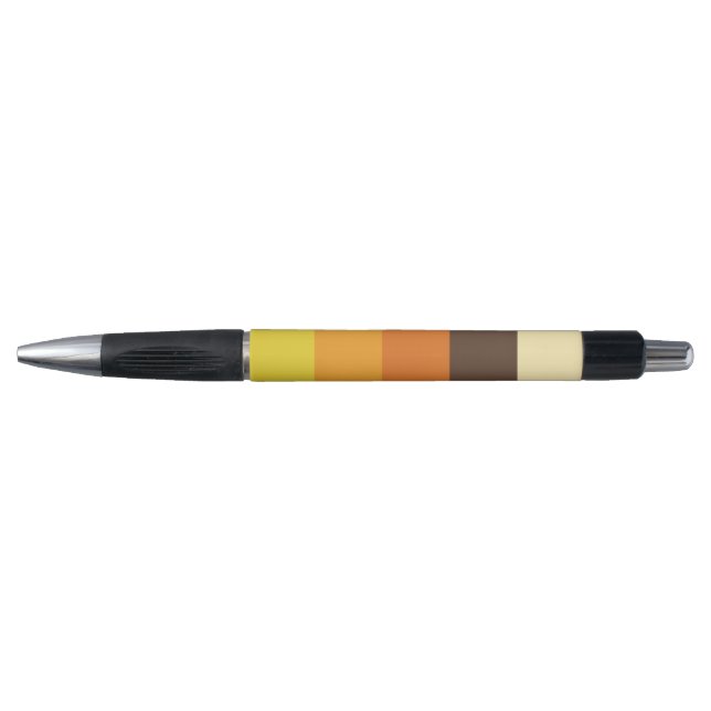Caneta Padrão de cores com distribuição retrorativa 70s (Frente)