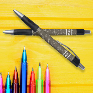 Caneta Padrão de elementos da Escola Brown personalizado