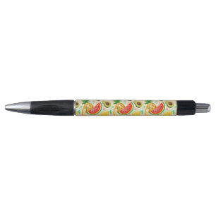 Caneta Padrão de Frutas de Verão Fresco