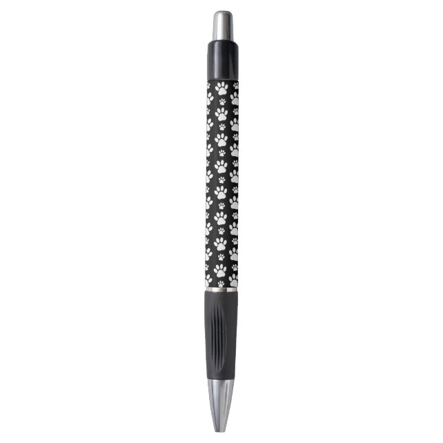 Caneta Padrão de pata, impressões de pata, patas de cão,  (Frente Vertical)