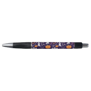 Caneta Padrão Divertido de Halloween