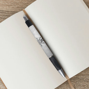 Caneta Padrão Personalizado da Bola de Golfe Nome Monogra