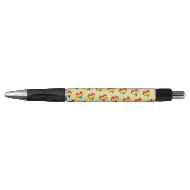 Caneta Pansexual de Padrão Cardíaco (Frente)