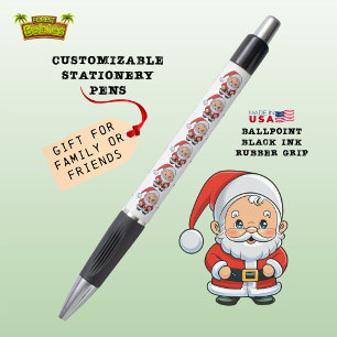 Caneta Papais noeis de Natal bonitos, Gráfico Festivo, 🎅