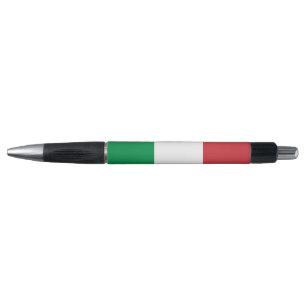 Caneta patriótica com a bandeira de Italia